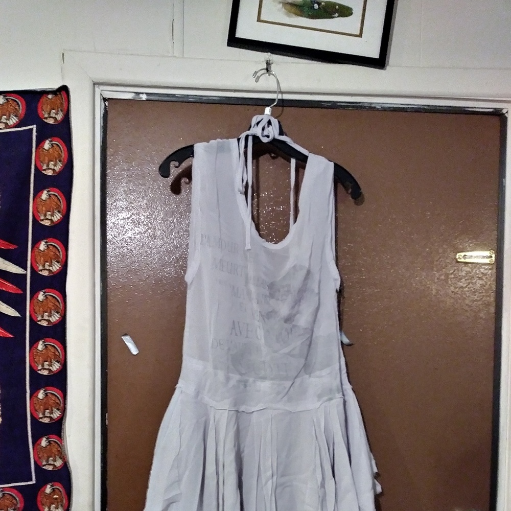 house of widow grey dress